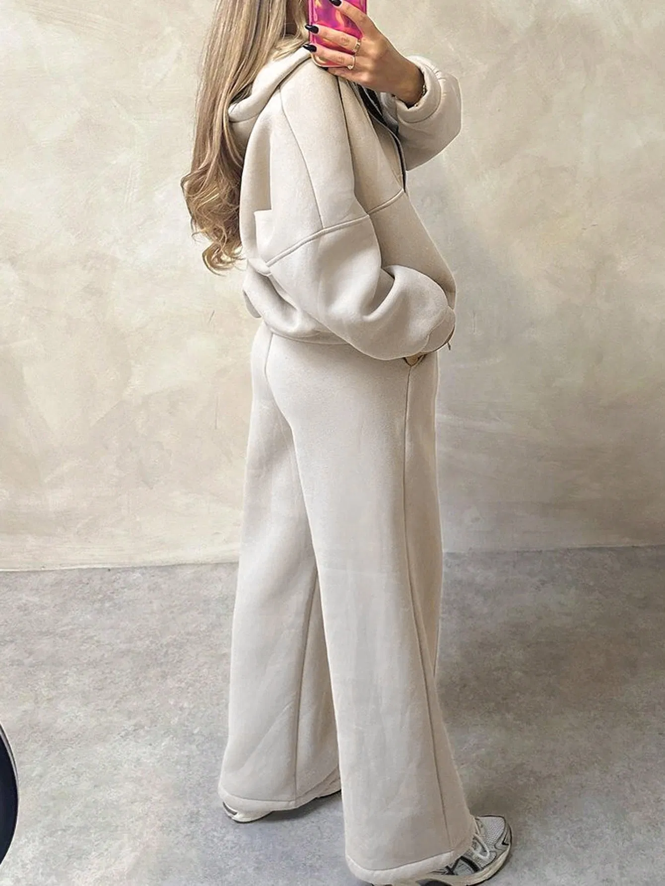 Streetwear 2025 Tracksuits for Women Breathable Custom Zipper Sweatshirt and Flared Pants Two Piece Set Women Clothing