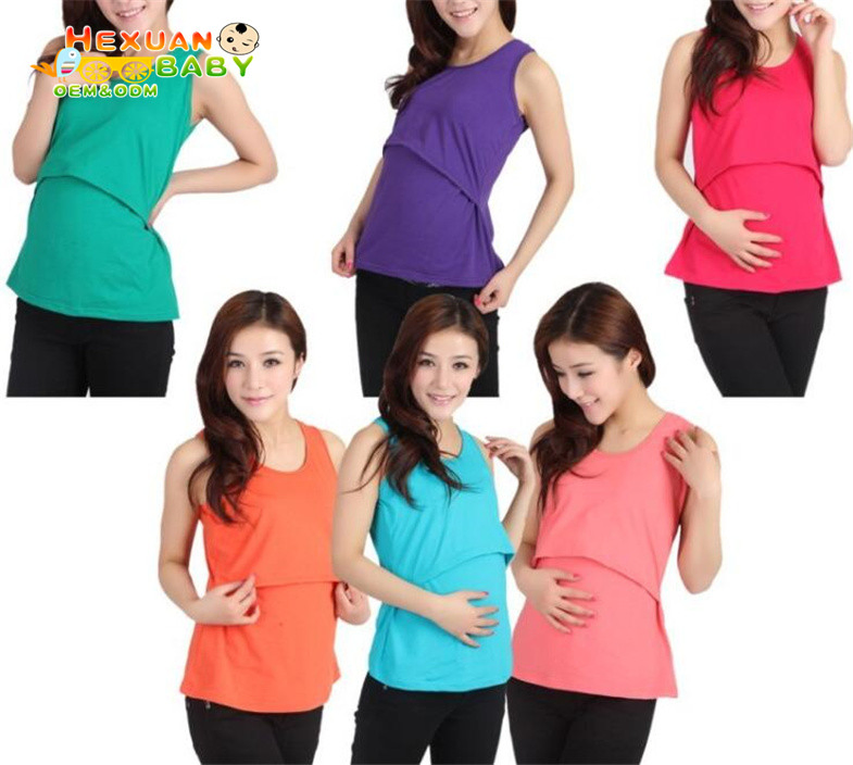 2025 Casual Maternity Solid Shirts Fashion Pregnancy Long Sleeve Tops for Maternity Breastfeeding and Nursing Clothes Wear