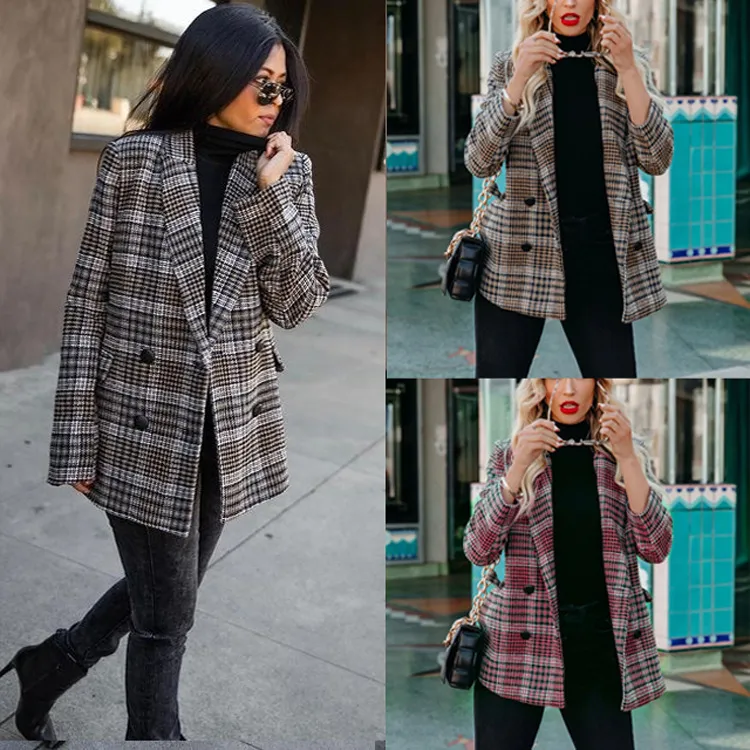 Plaid Suit Blazer