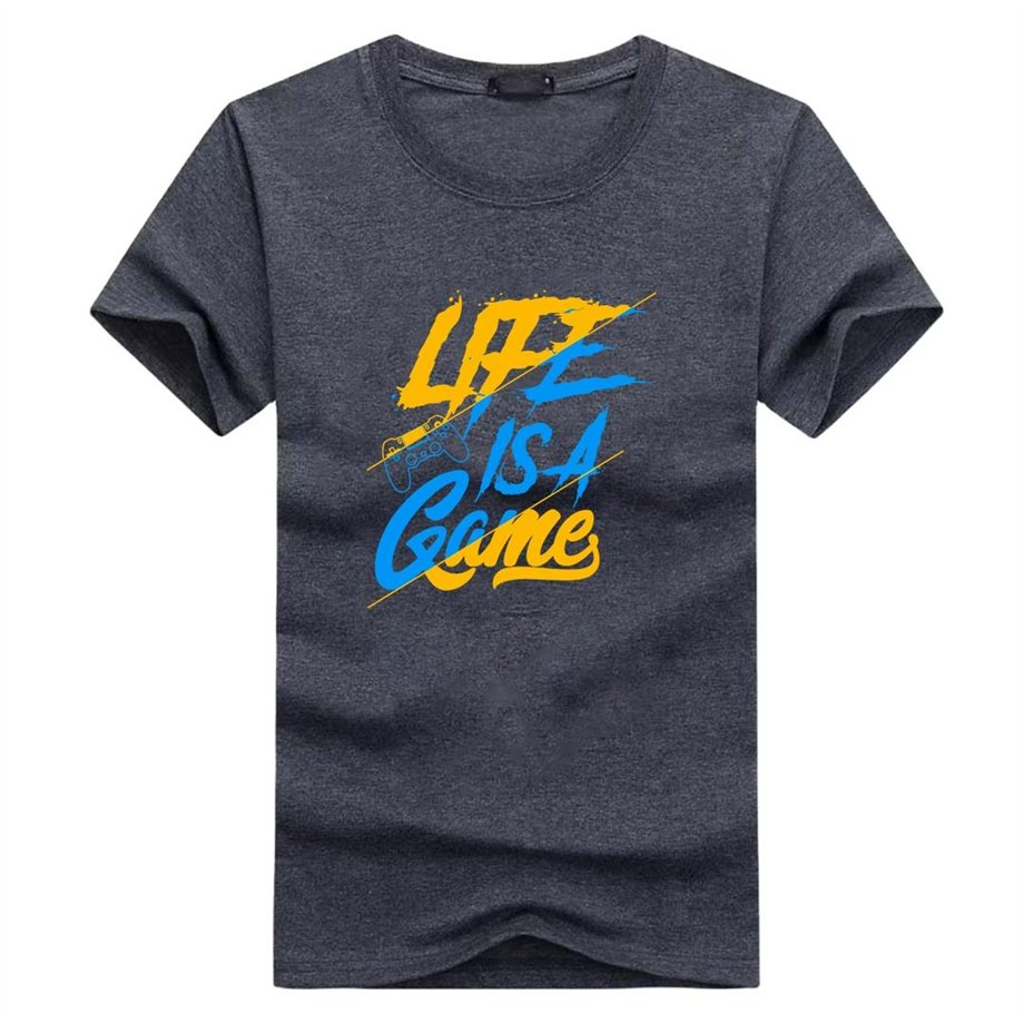 Men Clothing Casual Bulk Streetwear Designer Graphic Screen Print Shirts DTG Custom T Shirt for Men Heavyweight T-Shirt