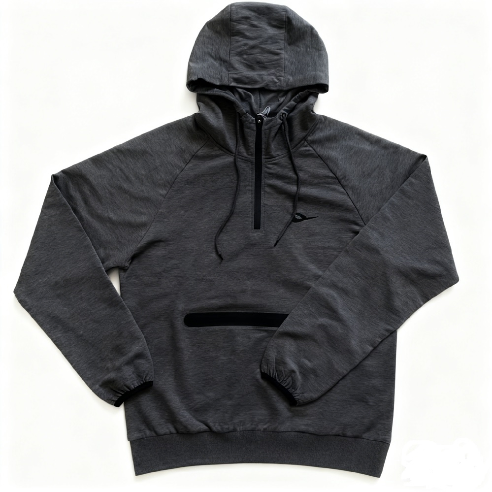 Hoodie Custom Logo Half-Zip Sweatshirts Fitness Workout Clothing Streetwear