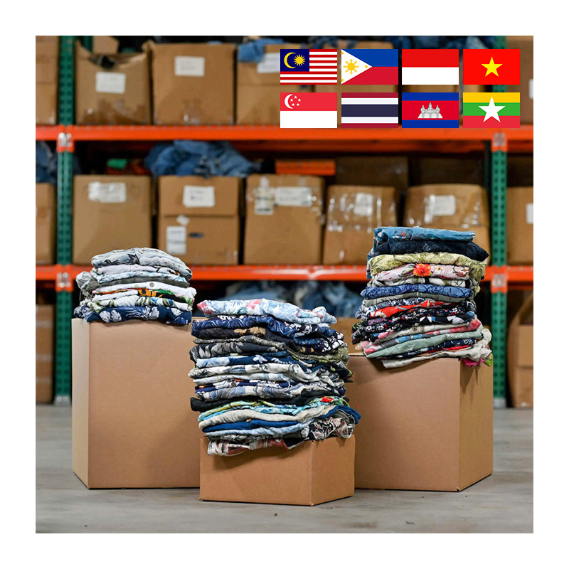 Wholesale Summer Second Hand Clothes Bundles Container Bulk Premium Secondhand Mixed Apparel Clothing Africa Used-Clothes Bales Supplier