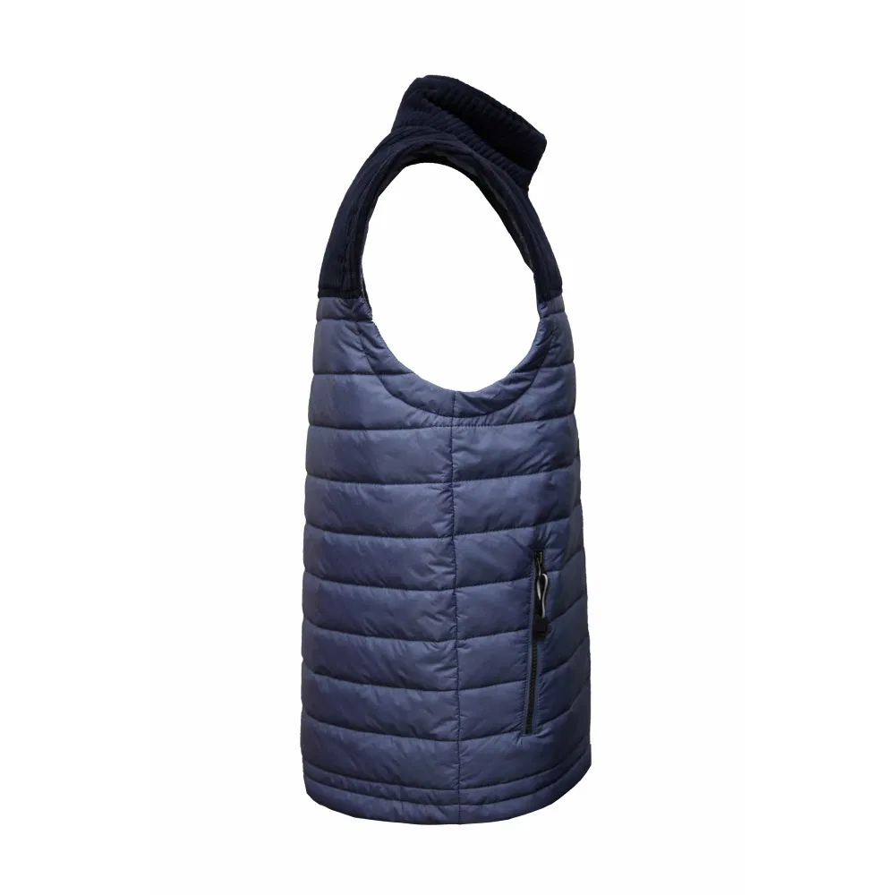 Men′ S Lightweight Insulated Puffer Vest Outerwear, Warm Winter Sleeveless Basic Jacket for Golf Running Hiking