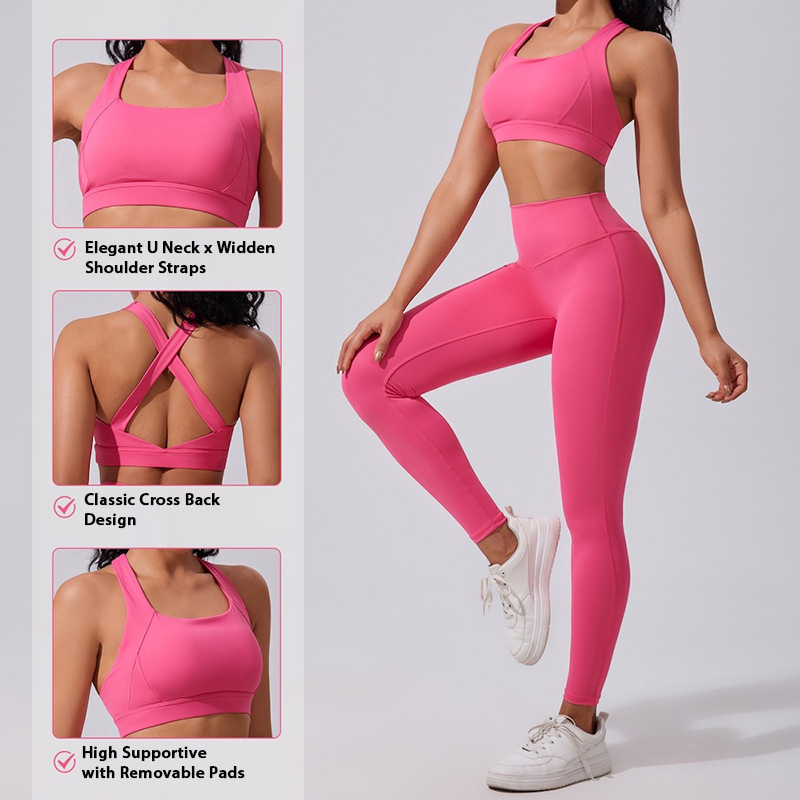 Wholesales 6 PCS Plus Size Activewear New Sports Underwear Fitness Clothes for Women, Sports Bra + Biker Shorts + Yoga Leggings + Jacket Top Set