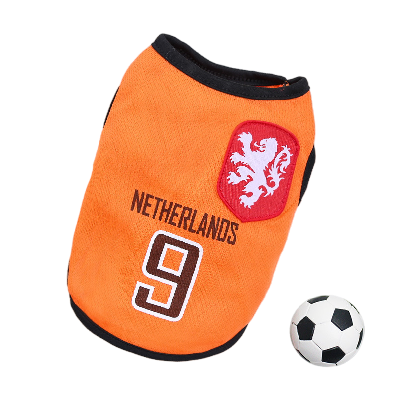 Wholesale 2026 Football Competition Spring/Summer Pet Clothing Pet Clothes Dog Costume