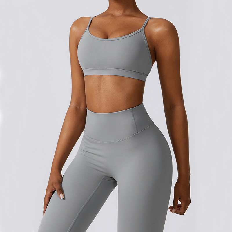 4 Piece Sports Fitness Yoga Wear Leggings Sets Women Long Sleeve Activewear Gym Workout Clothing