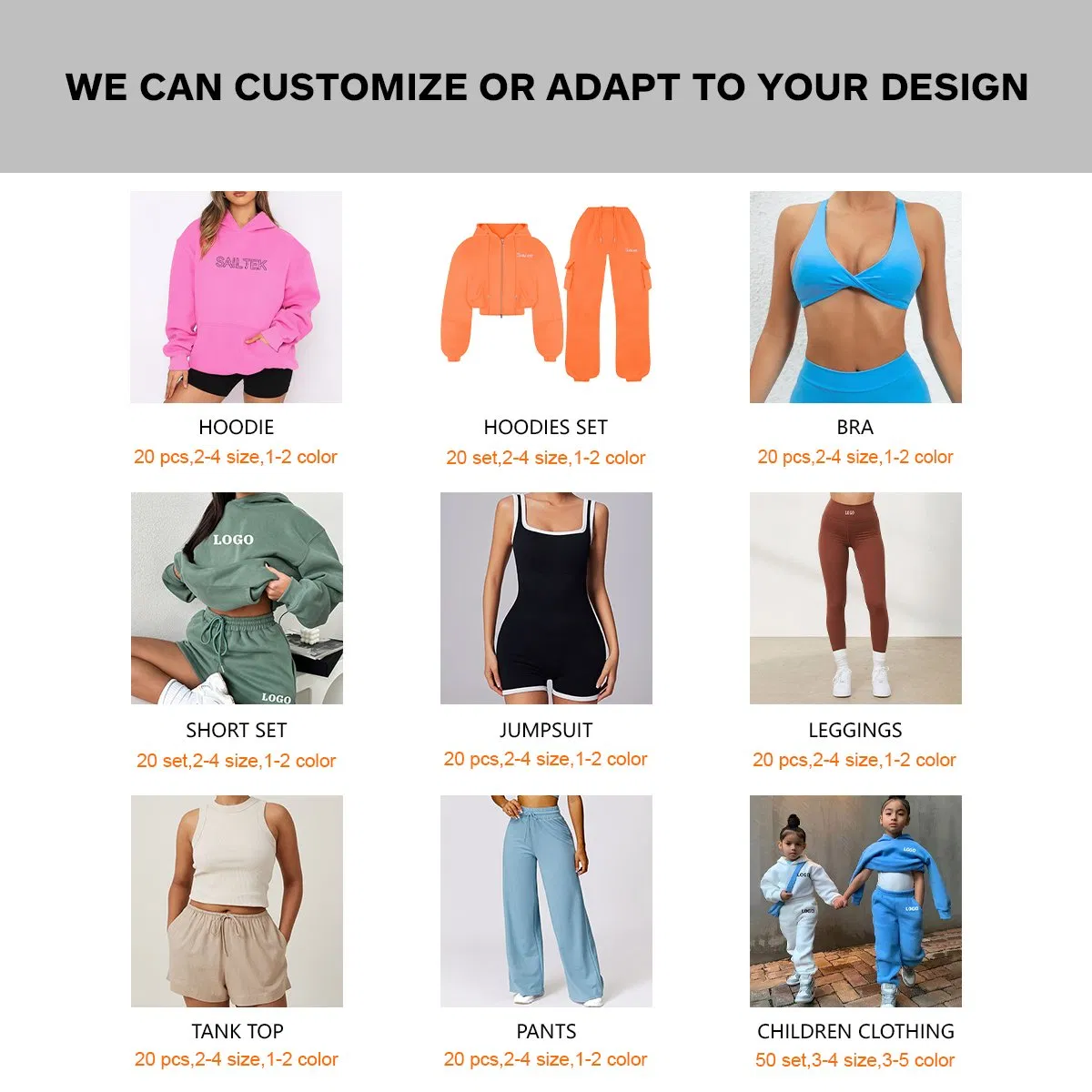 Custom Logo Raglan Sleeve Loungewear Brand Clothing