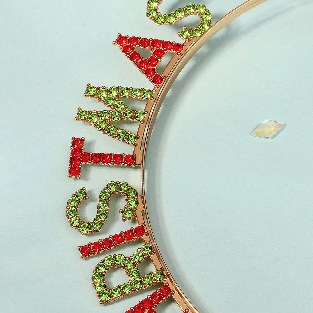 New Jewelry Merry Christmas Headband New Year's Party Fashion Rhinestone Hair Accessories