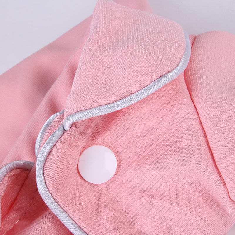 Soft Comfortable Fastener Nightdrees Dog Sleepwear Apparel Pet Clothes
