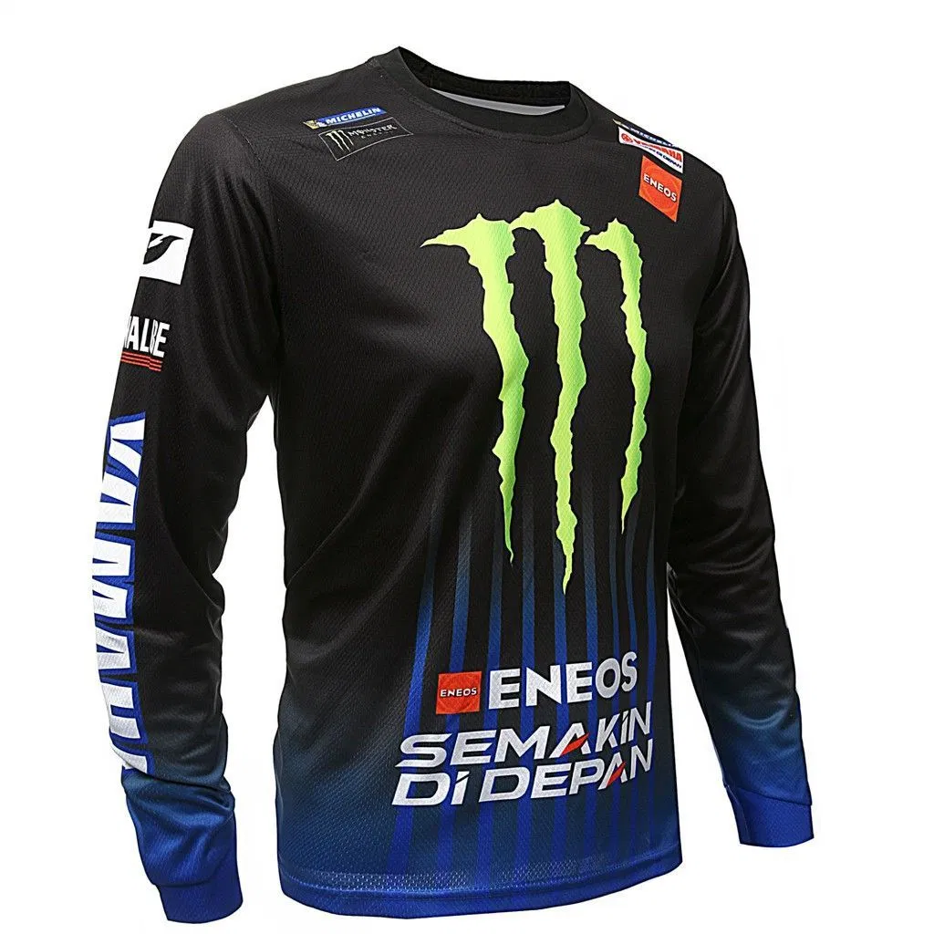 Racing Jersey T Shirts Fishing Clothes Flame-Retardant Jersey Sportswear Breathable Quick Drying Round Neck Quick Drying Clothes Tops Summer Clothes Windbreak