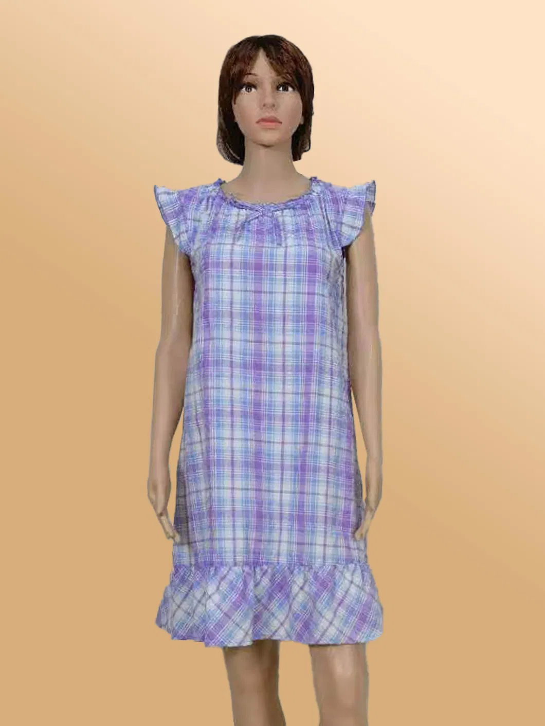 Woman's Dress Seersucker 4