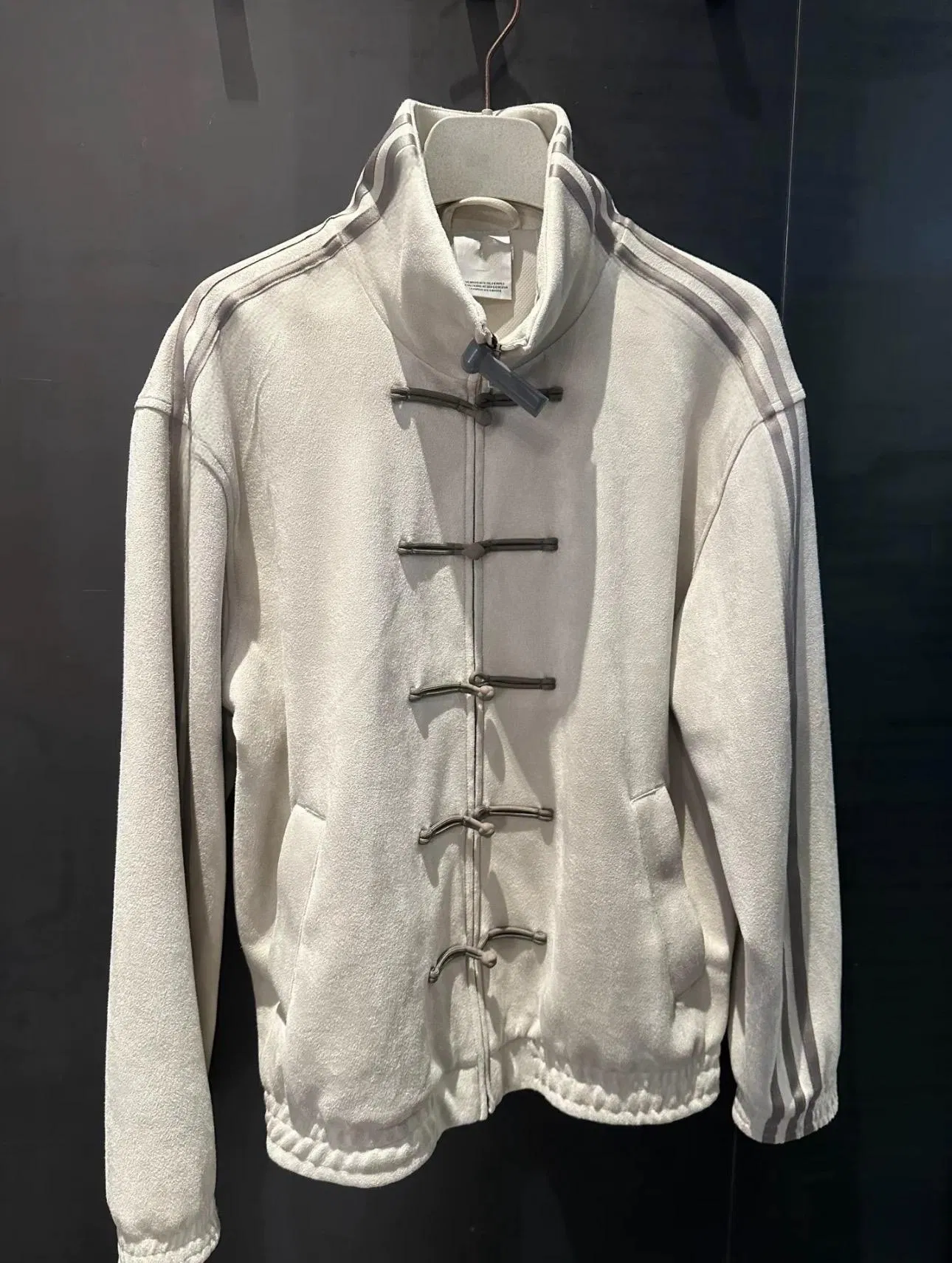 Personalized Men's Corduroy Jacket Stand Collar Striped Outerwear for Street &amp; Casual Style Clothes