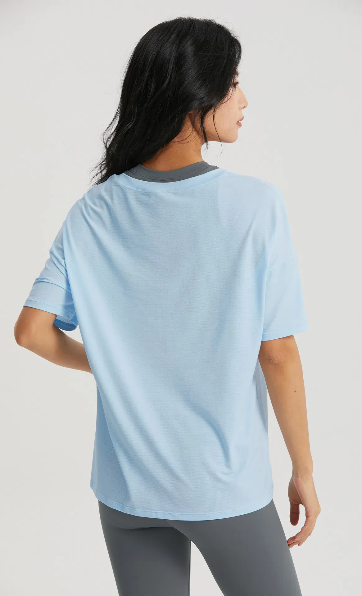 Yoga Sports Short-Sleeved Sexy Women Quick-Drying Fitness Clothes Running Casual Slimming Tops Exercise T-Shirts Gym Wear