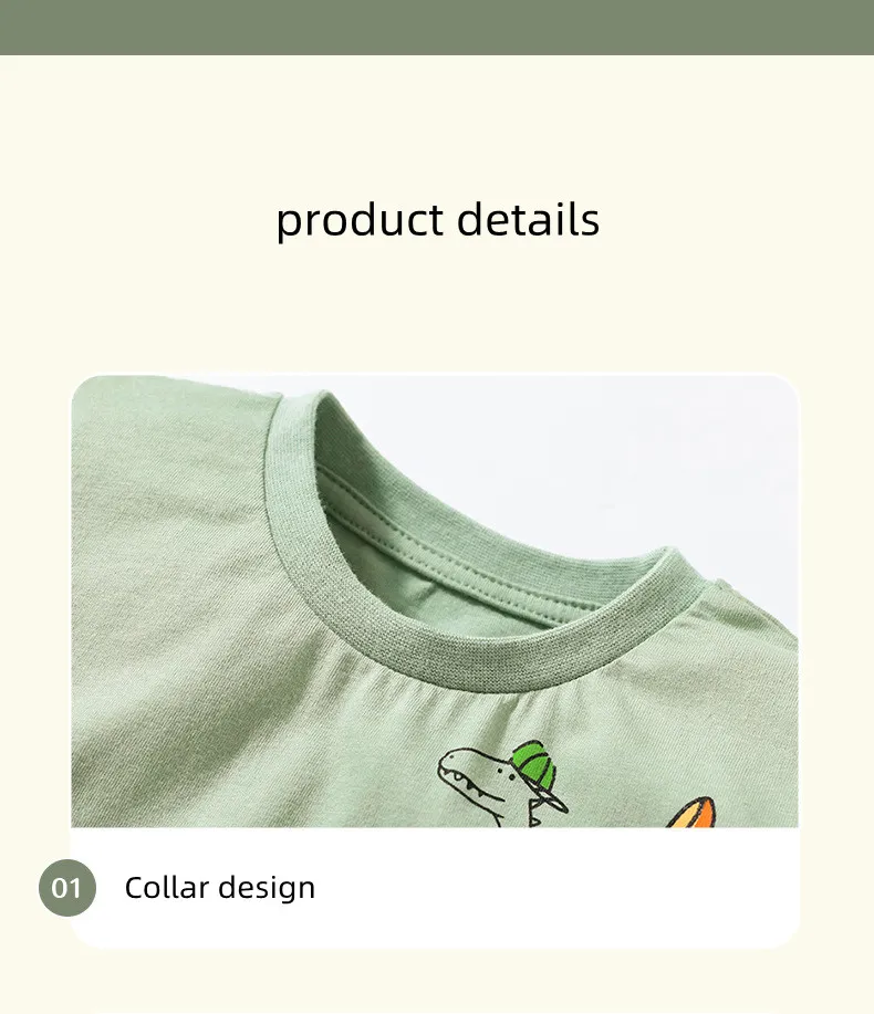 Kids Cartoon Cotton Long Sleeve