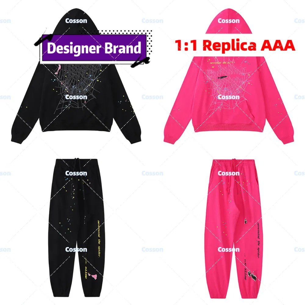 Men's Clothing Sweatshirts Streetwear Joggers Tracksuits Puff Printing Sweatpants Set Denim Tears Hoodies 100%Cotton Warm Plus Rainbow Towel Embroidered Fleece