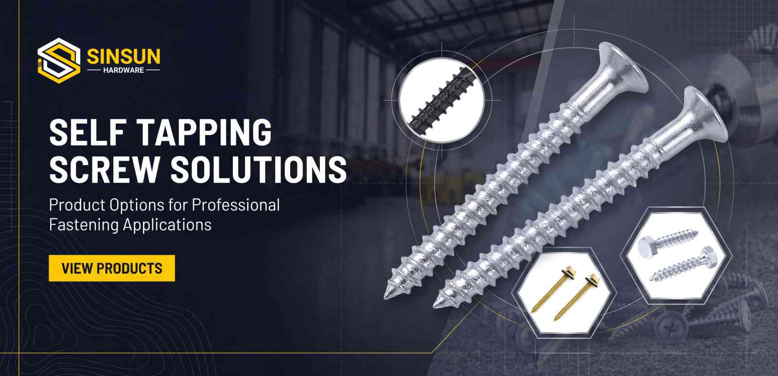 Sinsun Hardware 30,000 sqm integrated fastener production plant