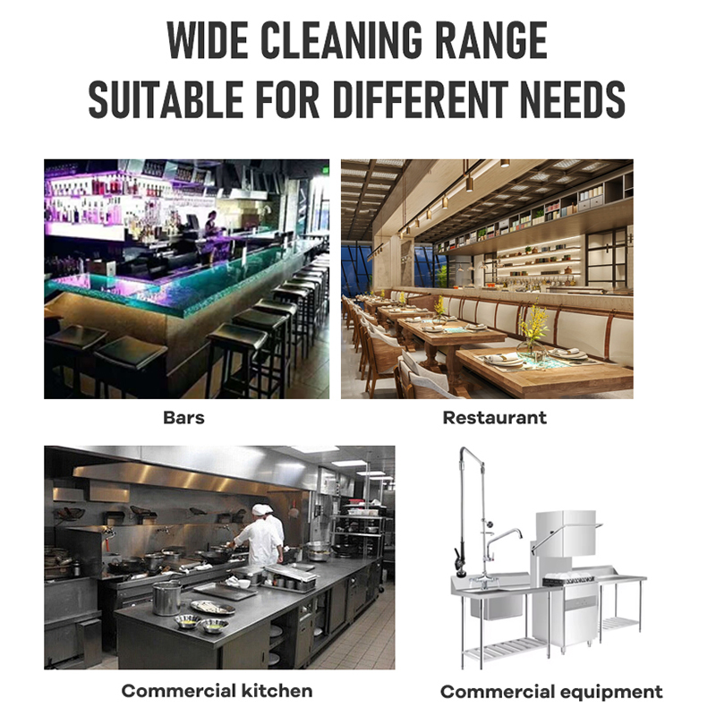 Premium Commercial Kitchen Pre Rinse Faucet with Multi-Function Spray Tap