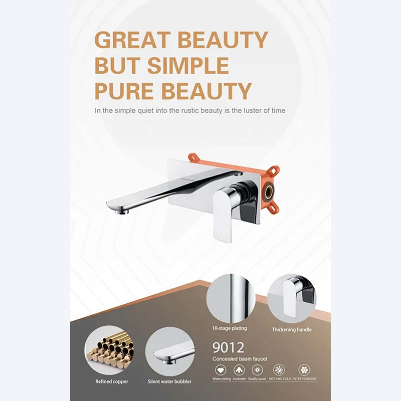 Touchless Gold Chrome Infrared Sensor Automatic Faucet for Modern Bathrooms