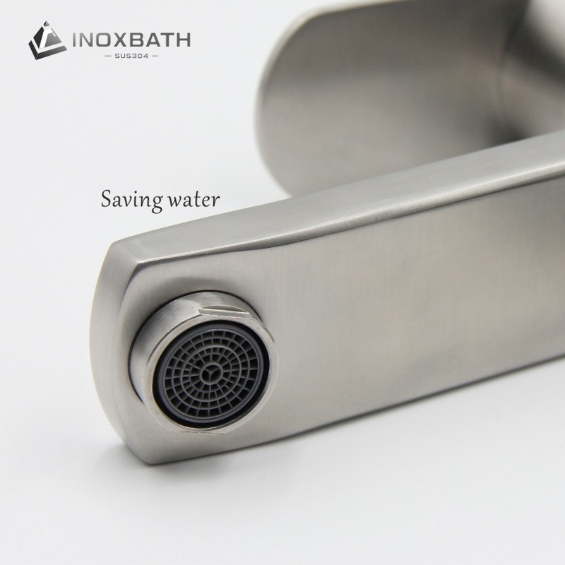 Sophisticated Basin Mixer Tap with Stainless Steel Faucet, Ideal for Bathrooms