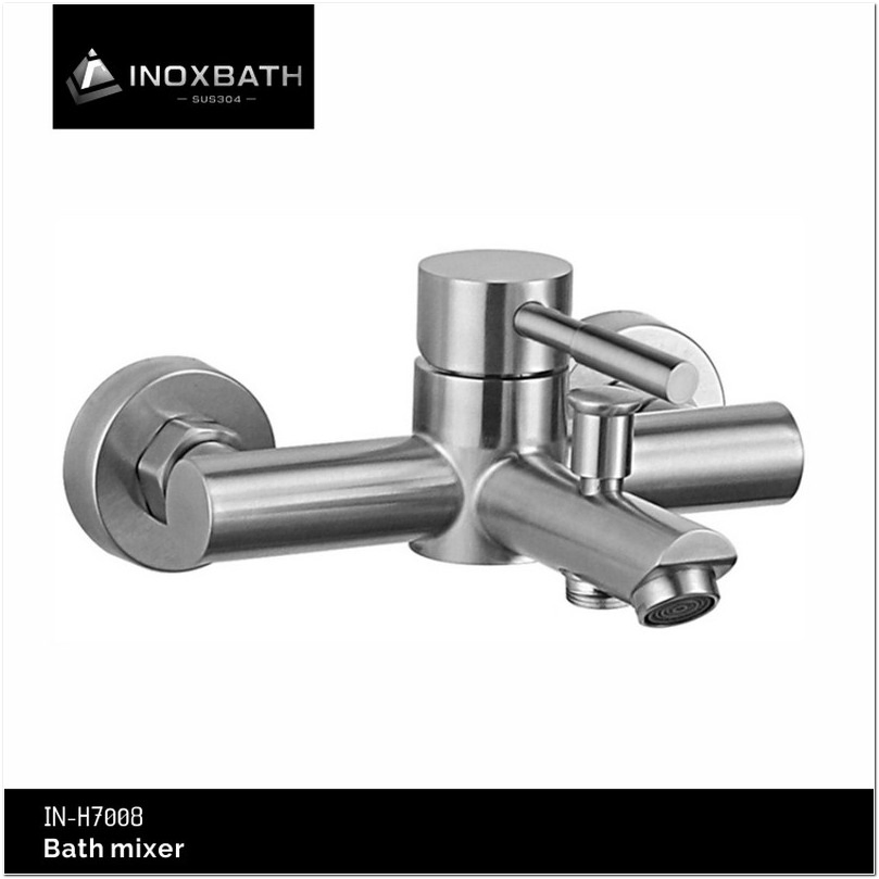 Premium Stainless Steel Wall Faucet Bathtub Watermark Approved