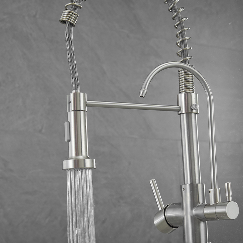 Faucet Fantasy Design Pull out Spring Kitchen Sink Faucet Kitchen Sink Faucet for Sink Stainless Steel 304 Kitchen Faucet