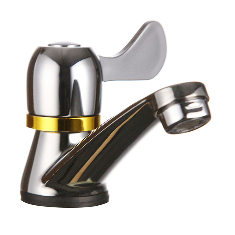 Bathroom Modern Sink Deck Mounted Zinc Alloy Cold Water Wash Basin Faucet Toilet Sink Tap