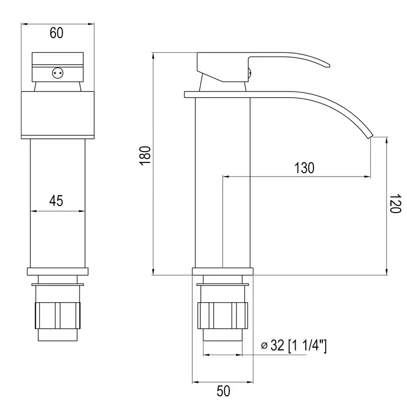 Stainless Steel Basin Mixer
