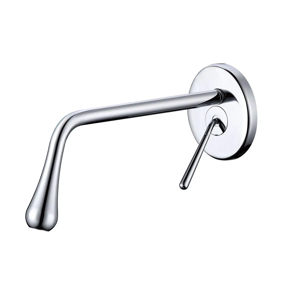 Hot Selling Bathroom in-Wall Faucet Hot Cold Water Tap Rose Gold Finished Brass Single Handle Wash Basin Mixer Faucet