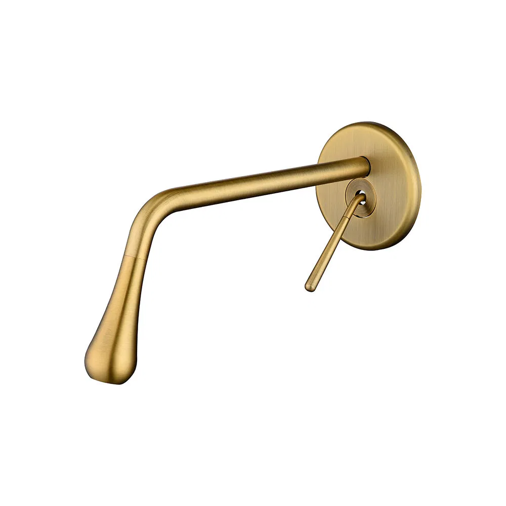 Hot Selling Bathroom in-Wall Faucet Hot Cold Water Tap Rose Gold Finished Brass Single Handle Wash Basin Mixer Faucet