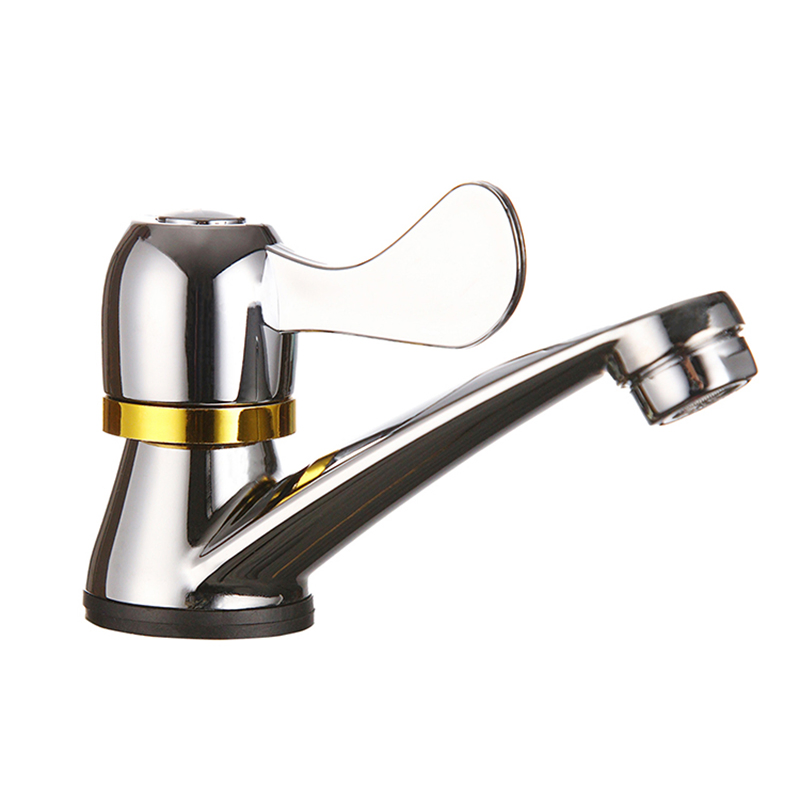 Bathroom Modern Sink Deck Mounted Zinc Alloy Cold Water Wash Basin Faucet Toilet Sink Tap