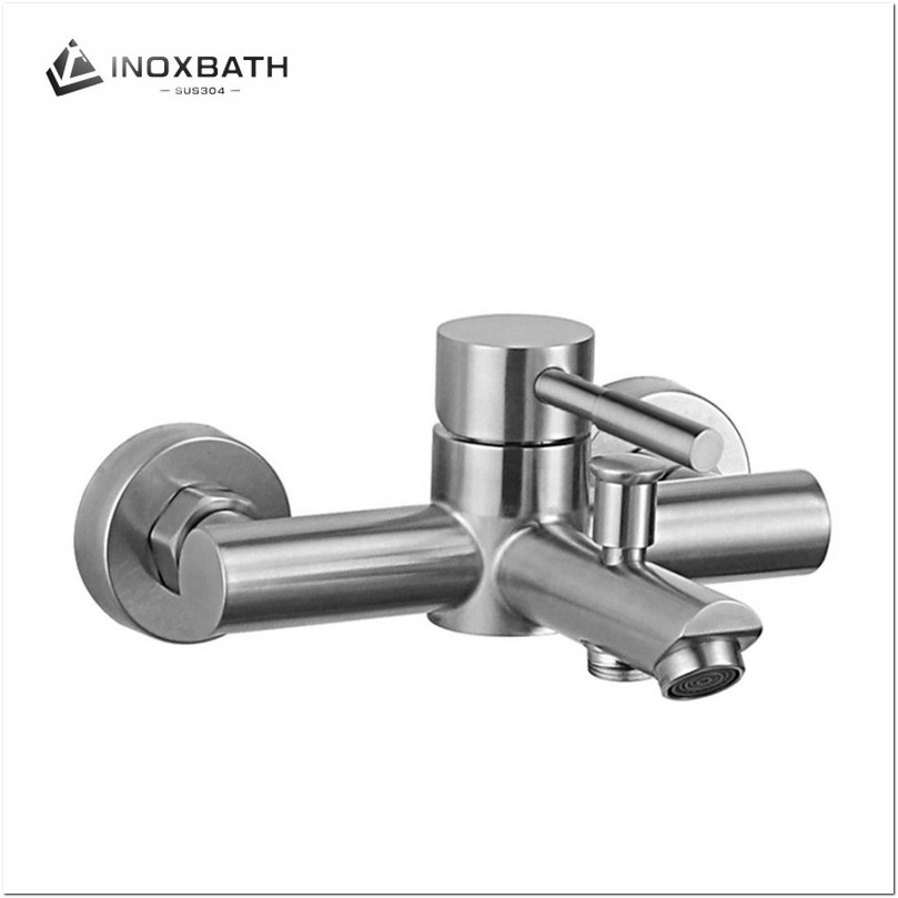 Premium Stainless Steel Wall Faucet Bathtub Watermark Approved