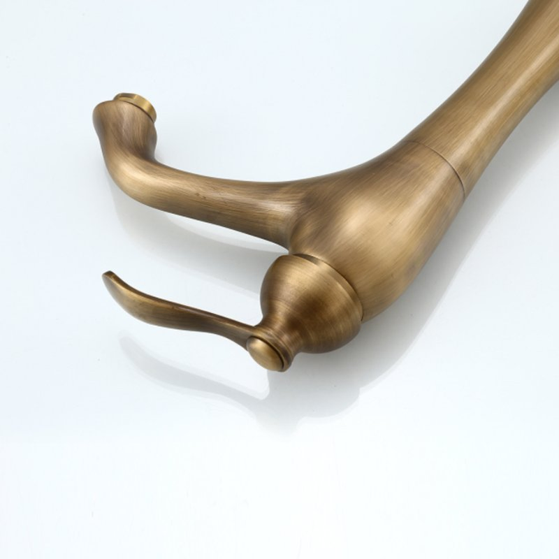 Hotel Bathroom Faucets Basin Tap Mixer Gold/Antique Bronze Finished