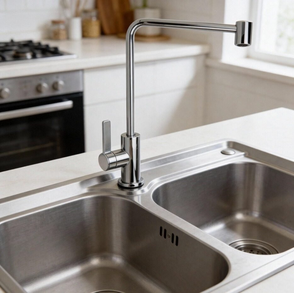 Industry Preferred Choice Rotatable Long-Lasting Durability Kitchen Faucet for Commercial Cafeterias