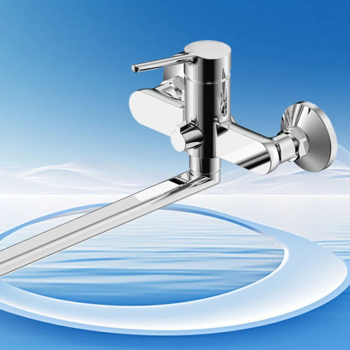 Bathroom Single Lever Ceiling Custom Commercial High Mixer Tall Art Basin Faucet for Basin