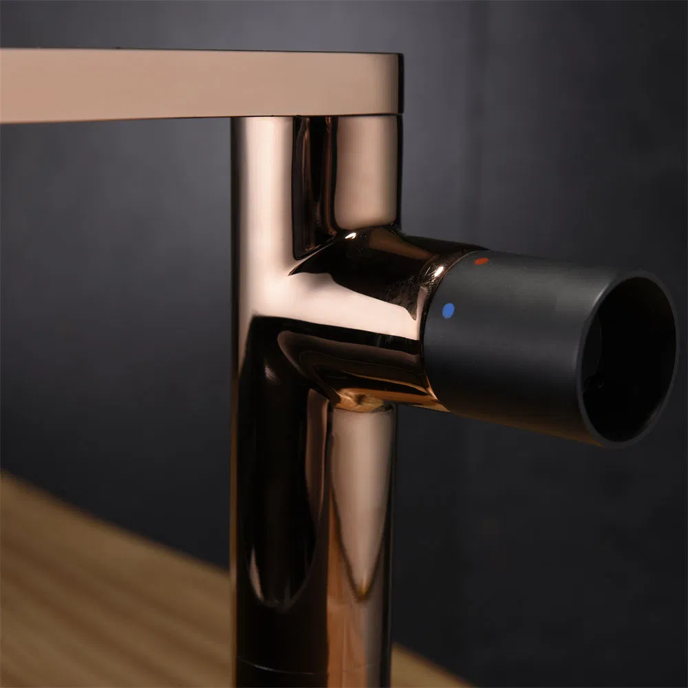 Wholesale Price Modern Luxury Deck Mounted Bathroom Basin Mixer Water Tap Single Hole Waterfall Brass Sink Faucet