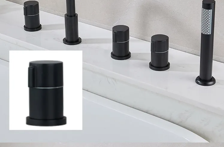 Matte Black Faucet Detail