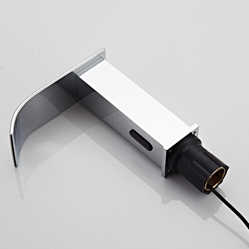 Wash Touchless Basin Mixers Brass Waterfall Faucet Infrared Automatic Sensor Basin Faucet