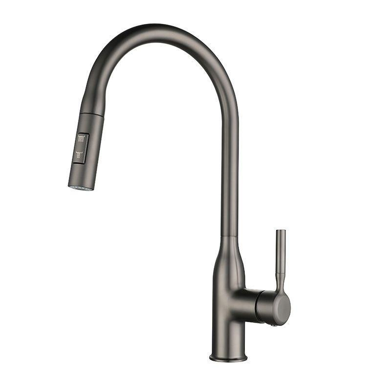 360 Swivel Stainless Steel Kitchen Faucet Kitchen Faucet with Pull-out Sprayer