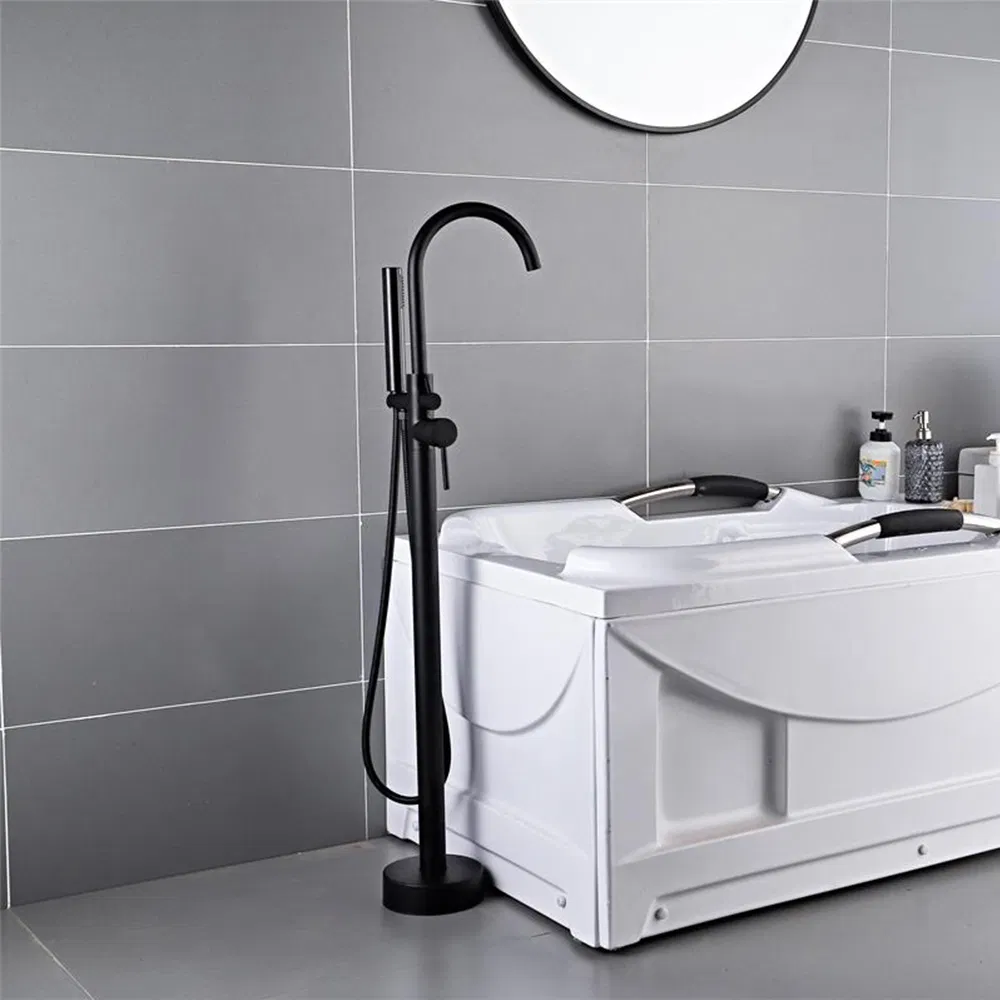 Sanitary Ware Free Standing Bathroom Tap Floor Standing Bath Tub Faucet