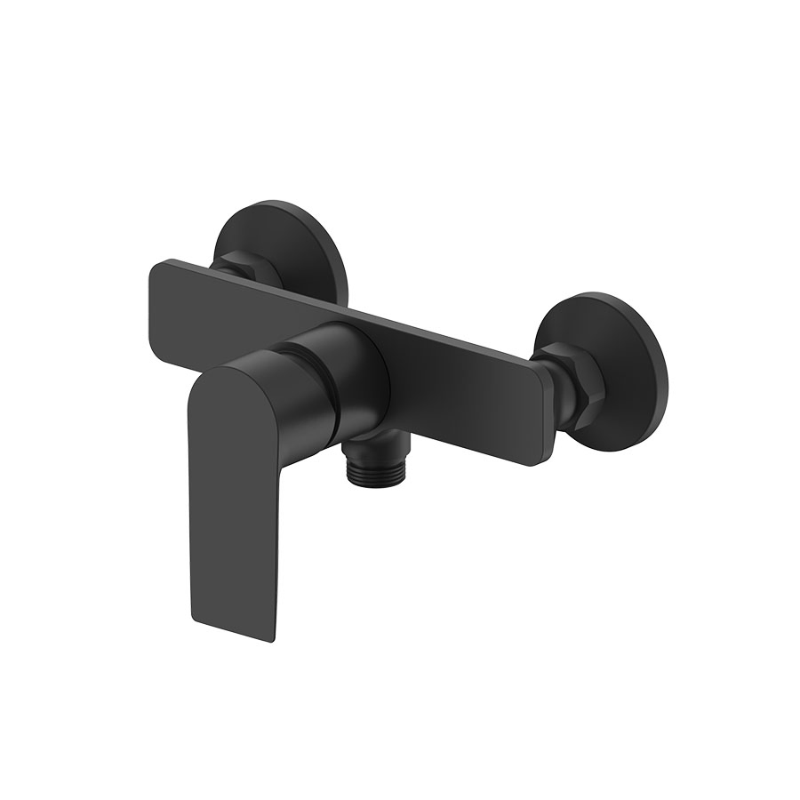 Contemporary Popular Design Matte Black Hot Cold Water Solid Brass Short Basin Water Faucets Single Handle Competitive Price