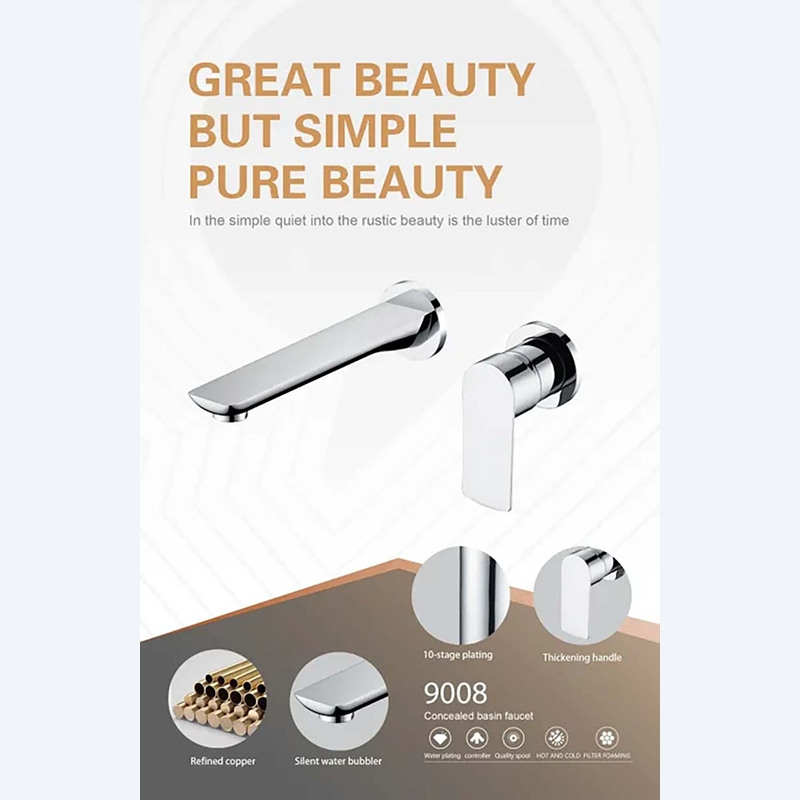Touchless Gold Chrome Infrared Sensor Automatic Faucet for Modern Bathrooms