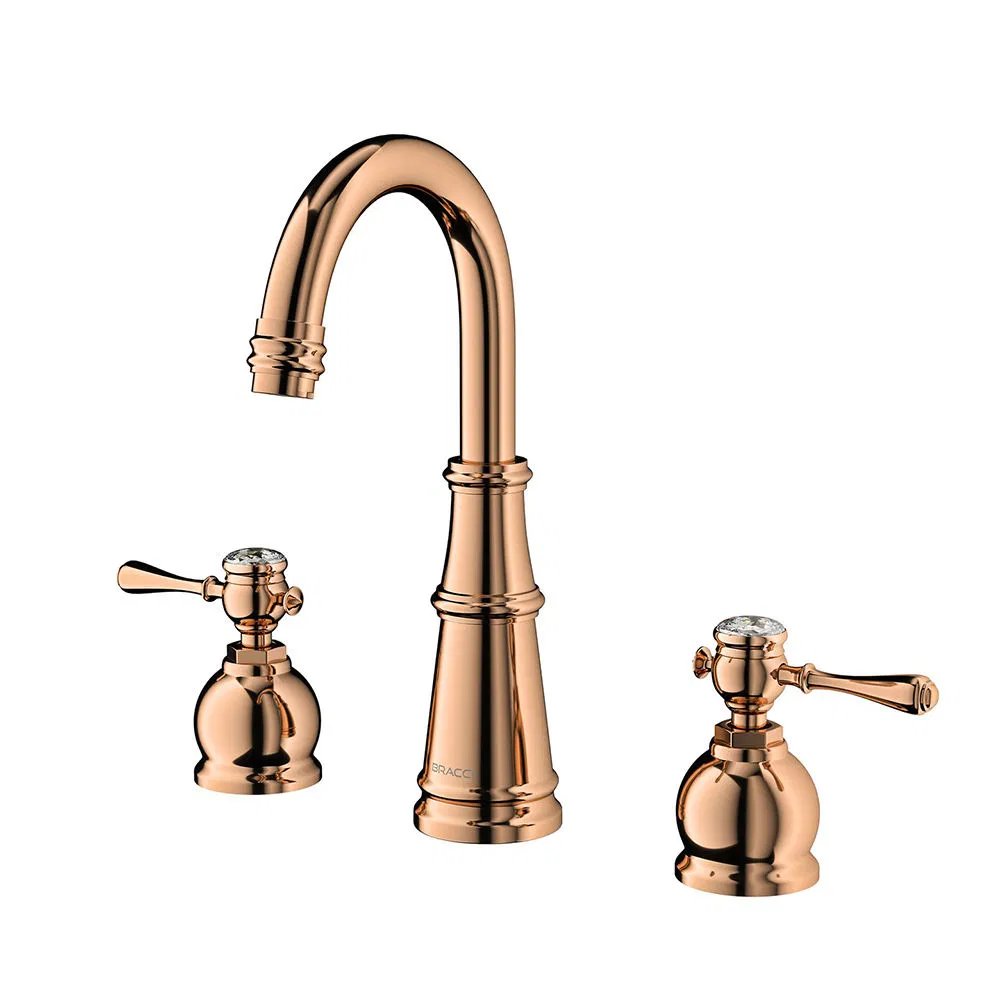 Wholesale Factory Supplier Bathroom Basin Faucet Mixer Deck Mounted Wash Counter Top Basin Mixer Faucet Brass Basin Faucet