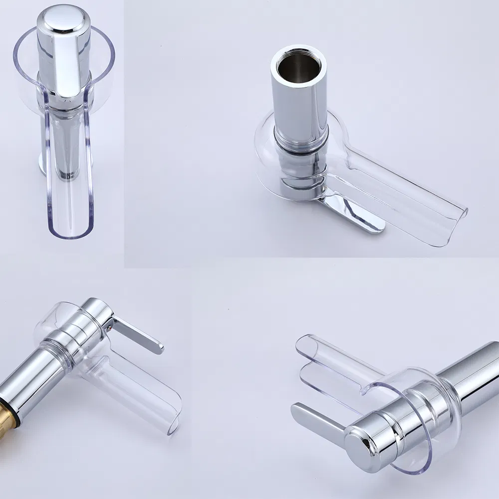 Huadiao Waterful Bathroom Faucet with Single Hole Sink Mixer Tap