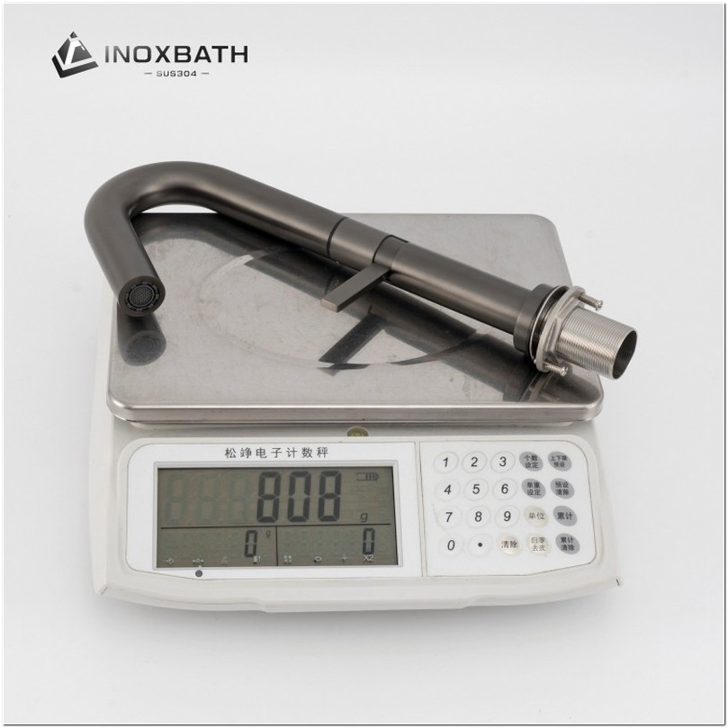 Watermark Listed Stainless Steel Kitchen Faucet Heavy Duty Commercial Grade Arc Design