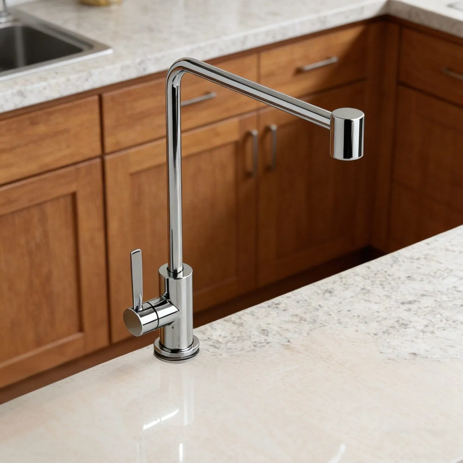 Industry Preferred Choice Rotatable Long-Lasting Durability Kitchen Faucet for Commercial Cafeterias