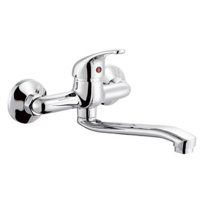 Elegant Classic Chrome Wall-Mounted Bathroom Faucet for Modern Spaces