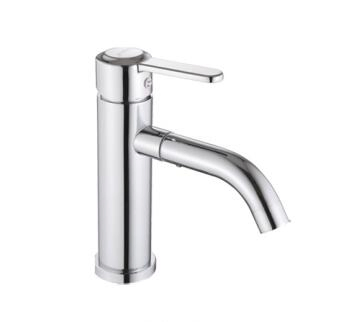 Deck Mounted Basin Sink Water Mixer Tap Bathroom Faucet