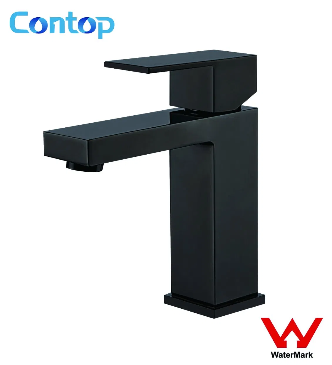Watermark Approval Bathroom Sanitary Ware Matte Black Water Tap Basin Mixer Faucet