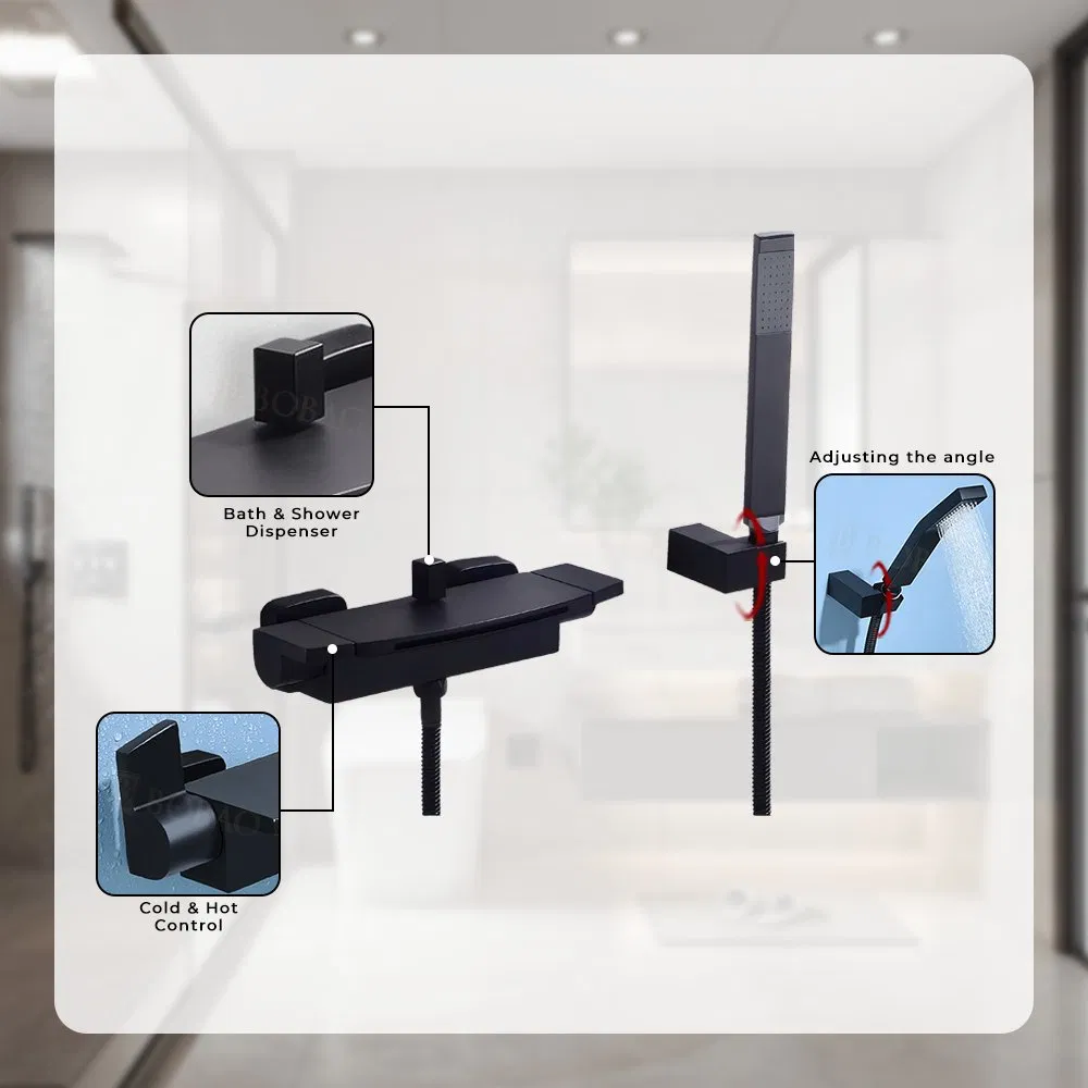 Modern Single Handle Bathtub Faucet with Modern Design and Finish