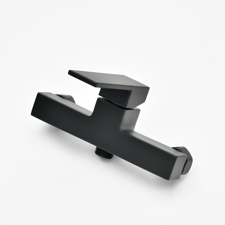 Sanipro Wall Mounted Square Brass Bathroom Mixing Valve Bath Hot and Cold Shower Mixer Taps Faucet